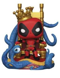 Funko Pop Deluxe Marvel Heroes King Deadpool on Throne Bobblehead Figure