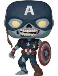 Funko POP Marvel: What If - Zombie Captain America Vinyl Figure