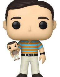 Funko Pop! Movies: 40 Year Old Virgin- Andy holding Oscar Vinyl Figure