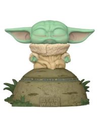 ⁦Funko POP Deluxe Star Wars: Mandalorian- Grogu Using the Force Bobblehead Figure⁩ – תמונה ⁦1⁩