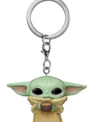 Funko POP! Keychain: Star Wars - The Mandalorian- Child with Cup