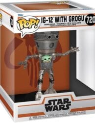 ⁦FUNKO POP! Deluxe: Star Wars: The Mandalorian S10 - Grogu (IG-12)⁩ – תמונה ⁦1⁩