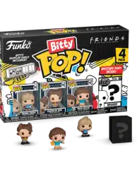 Bitty POP! Friends: Rachel Green (80's Hair), Chandler Bing (80's Hair), Ross Geller (80's Hair) 4-Pack