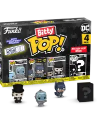 Bitty POP! Batman 85th Anniversary: Mr. Freeze, Batman & The Penguin 4-Pack