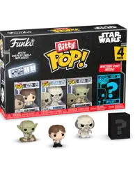 Bitty POP! Star Wars The Empire Strikes Back: Han Solo, Wampa & Dagobah Yoda 4-Pack