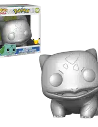 POP! Games - Pokemon #454 Bulbasaur 10-Inch Jumbo Sized (Silver Metallic) Exclusive