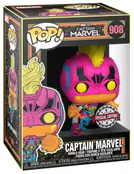 POP! Marvel - Black Light #908 Captain Marvel Exclusive