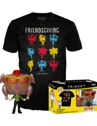 POP! & Tee: Friends - Monica (Turkey) (Metallic) - Friendsgiving T-Shirt set