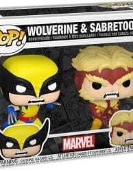 POP! Marvel: Wolverine 50th Anniversary - Wolverine and Sabertooth 2-Pack FUNKO Exclusive