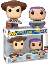 Toy Story - Woody & Buzz Lightyear Gaming Pop! Vinyl Figure 2-Pack (2024 Entertainment Expo Convention Exclusive)