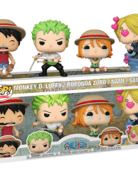 One Piece - Monkey D. Luffy, Roronoa Zoro, Nami & Sanji Pop! Vinyl Figure 4-Pack Exclusive