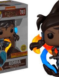 ⁦Avatar: The Legend Of Korra - Korra Metallic Glow in the Dark Pop! Vinyl Figure Exclusive⁩ – תמונה ⁦1⁩