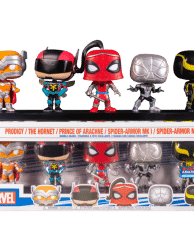 Spider-Man - Prodigy, The Hornet, Prince of Arachne, Spider-Armor Mk I & Spider-Armor Mk II Pop! Vinyl Figure 5-Pack Exclusive