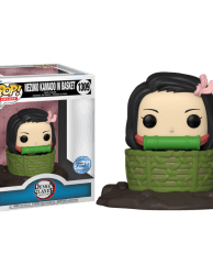 ⁦Demon Slayer - Nezuko Kamado in Basket Deluxe Pop! Vinyl Figure Exclusive⁩ – תמונה ⁦1⁩