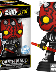 Star Wars Episode I: The Phantom Menace - Darth Maul 25th Anniversary Retro Series Pop! Vinyl Figure Exclusive