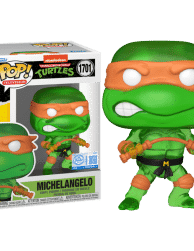 ⁦Teenage Mutant Ninja Turtles - Michelangelo (Translucent Green) Pop! Vinyl Figure (Exclusive)⁩ – תמונה ⁦1⁩