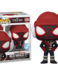 ⁦Spider-Man: Miles Morales - Miles Morales (Winter Suit) Pop! Vinyl Figure Exclusive⁩ – תמונה ⁦1⁩