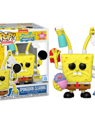 SpongeBob SquarePants - SpongeBob Cleaning Premium Pop! Vinyl Figure (2025 Summer Convention Exclusive)