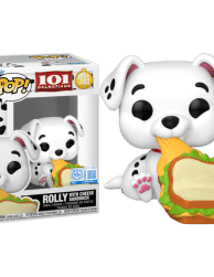 ⁦101 Dalmatians (1961) - Rolly with Cheese Sandwich Pop! Vinyl Figure (Exclusive)⁩ – תמונה ⁦1⁩
