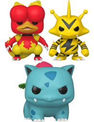Pokemon - Electabuzz, Magmar & Ivysaur Pop! Vinyl 3 POP Bundle
