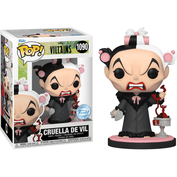 101 Dalmatians - Cruella De Vil on Phone Pop! Vinyl Figure (Popcultcha Exclusive)