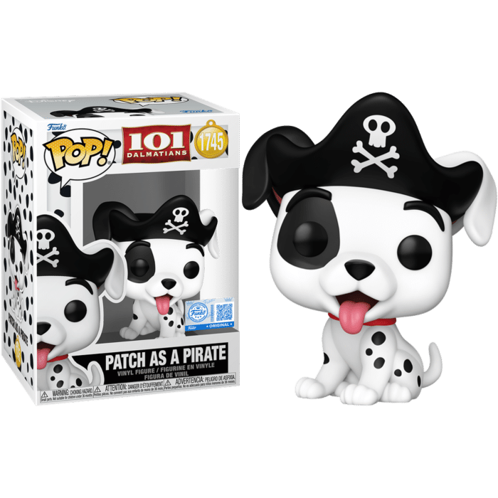 101 Dalmatians - Patch as a Pirate Pop! Vinyl Figure