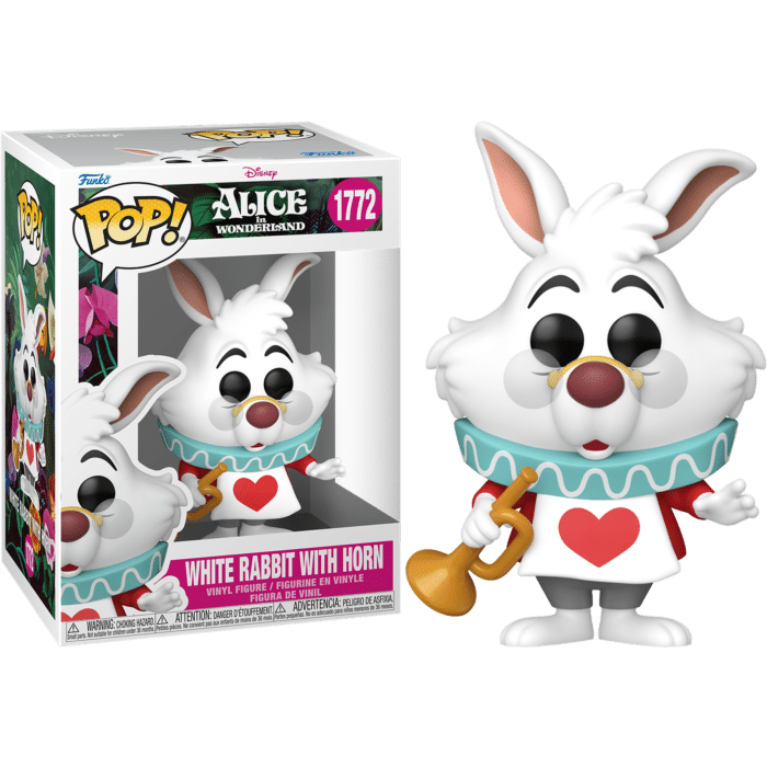 Alice in Wonderland (1951) - White Rabbit with Horn Pop! Vinyl Figure