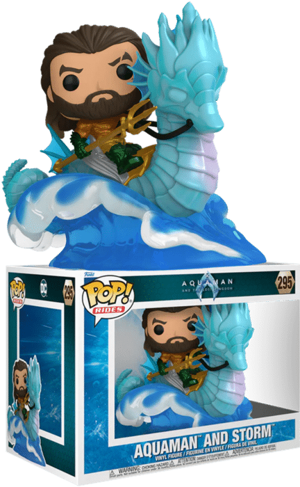 Aquaman and the Lost Kingdom - Aquaman on Storm Pop! Rides Vinyl Figure