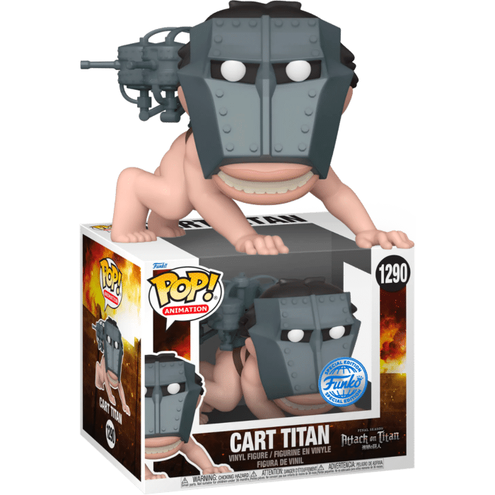Attack on Titan - Cart Titan 6” Super Sized Pop! Vinyl Figure