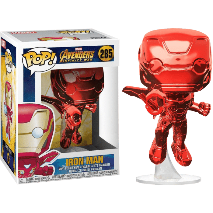 Avengers 3: Infinity War - Iron Man Flying Red Chrome Pop! Vinyl Figure
