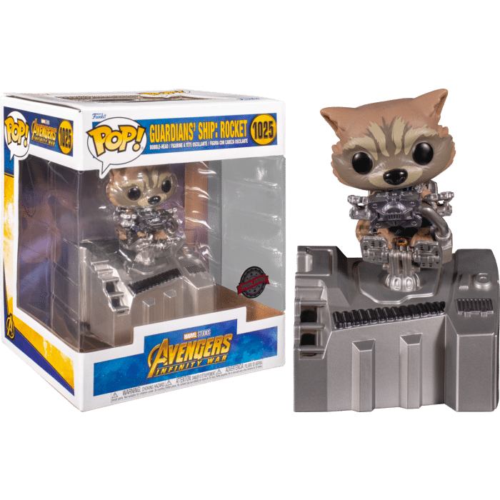 Avengers 3: Infinity War - Rocket Raccoon in Guardian’s Ship Diorama Deluxe Pop! Vinyl Figure