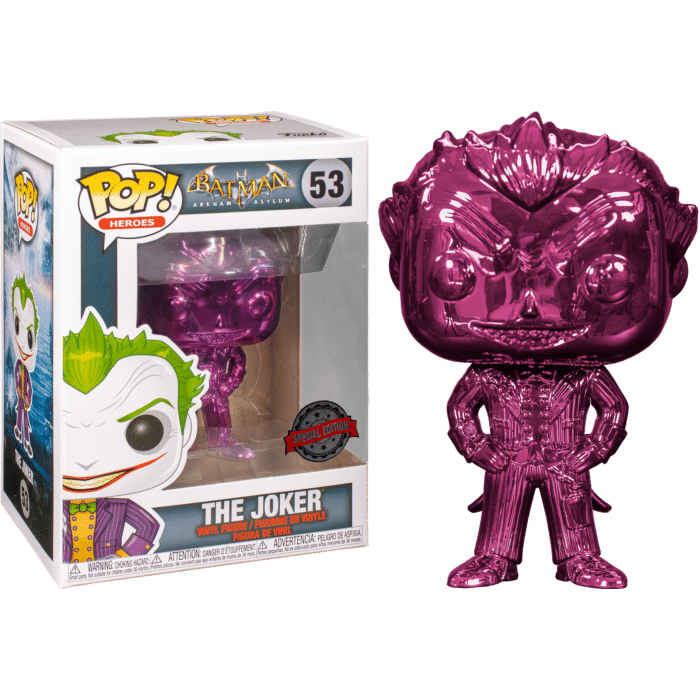 Batman: Arkham Asylum - The Joker Purple Chrome Pop! Vinyl Figure