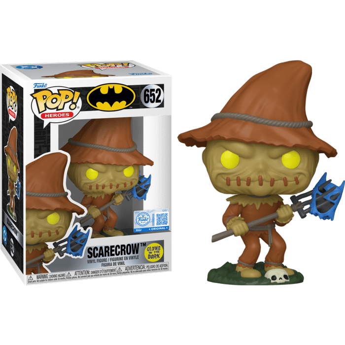 Batman: The Animated Series - Scarecrow with Pitchfork Glow-in-the-Dark Pop! Vinyl Figure
