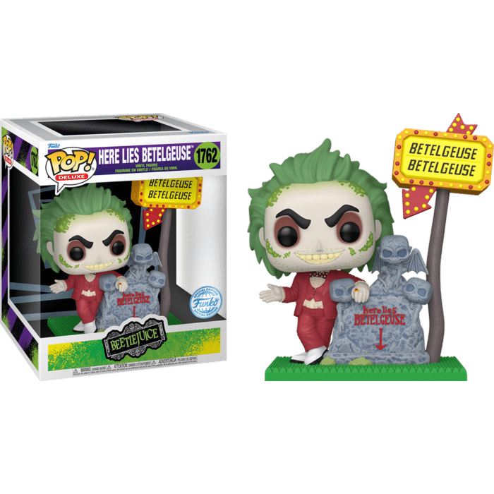 Beetlejuice (1988) - Here Lies Betelgeuse Deluxe Pop! Vinyl Figure