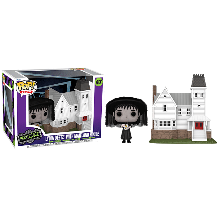 Beetlejuice Beetlejuice (2024) - Lydia Deetz with Maitland House Pop! Town Vinyl Figure
