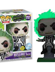 Beetlejuice - Beetlejuice on Tombstone Glow in the Dark Pop! Plus Vinyl Figure