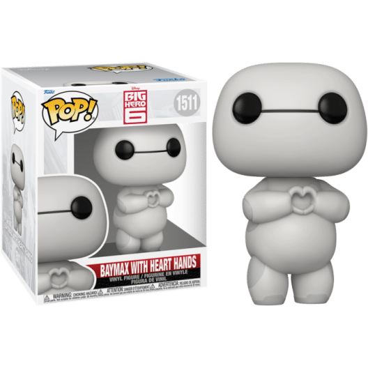 big-hero-6-baymax-with-heart-hands-super-sized-6-pop-vinyl-figure Big Hero 6 - Baymax with Heart Hands Super Sized 6" Pop! Vinyl Figure