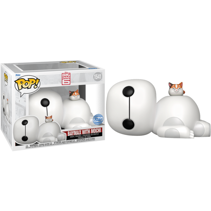 Big Hero 6 - Baymax with Mochi Super Sized 6" Pop! Vinyl Figure (Popcultcha Exclusive)