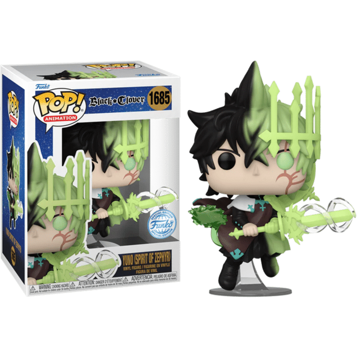 Black Clover - Yuno (Spirit of Zephyr) with Wind Magic Pop! Vinyl Figure
