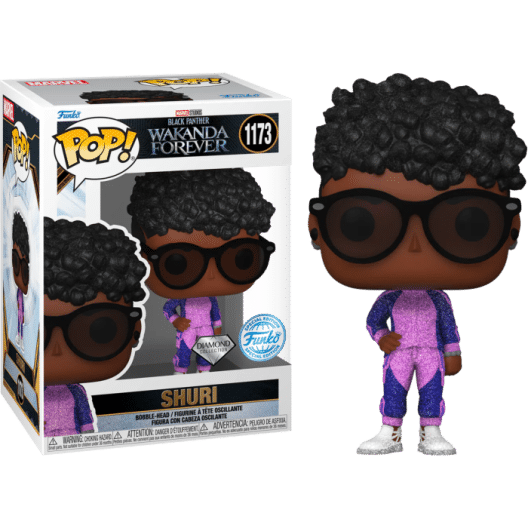 black-panther-2-wakanda-forever-shuri-with-sunglasses-diamond-glitter- Black Panther 2: Wakanda Forever - Shuri with Sunglasses Diamond Glitter Pop! Vinyl Figure