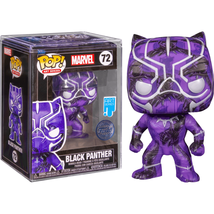 Black Panther (2018) - Black Panther Artist Series Pop! Vinyl Figure with Pop! Protector by Nikkolas Smith