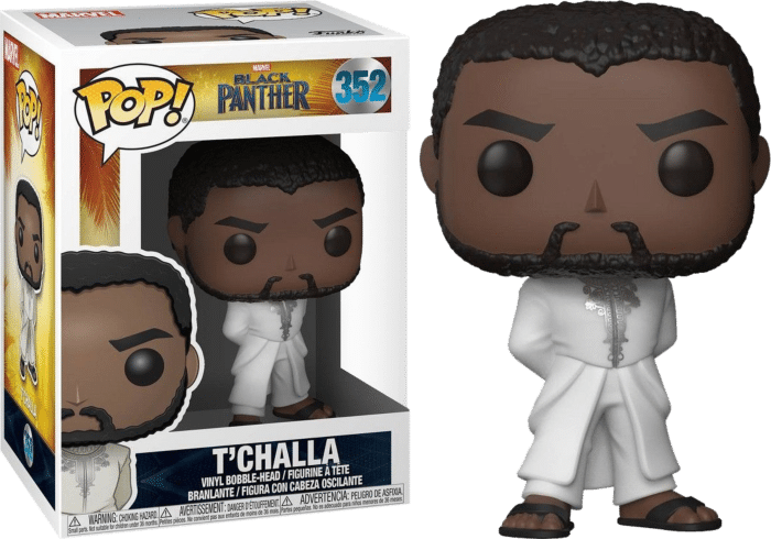 Black Panther (2018) - Black Panther in White Robe Pop! Vinyl Figure