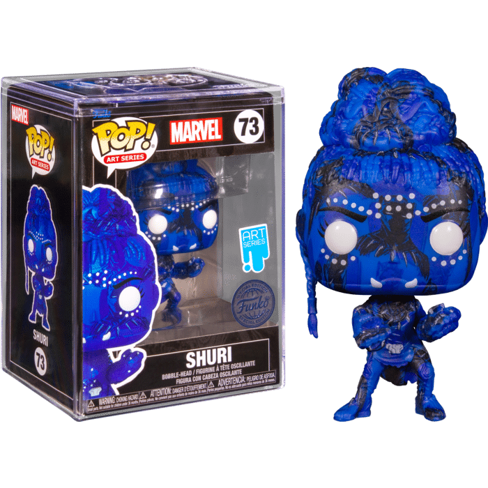 Black Panther (2018) - Shuri Artist Series Pop! Vinyl Figure with Pop! Protector by Nikkolas Smith