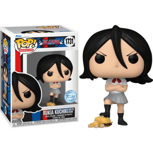 bleach-rukia-kuchiki-with-kon-pop-vinyl-figure Bleach - Rukia Kuchiki with Kon Pop! Vinyl Figure