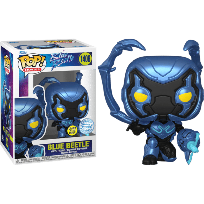 Blue Beetle (2023) - Blue Beetle Glow-in-the-Dark Pop! Vinyl Figure