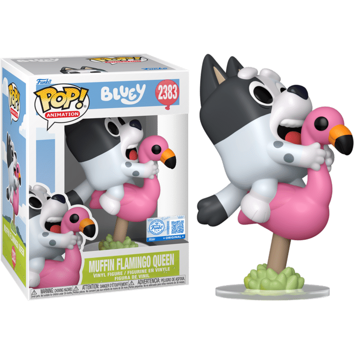 Bluey - Muffin Flamingo Queen Pop! Vinyl Figure
