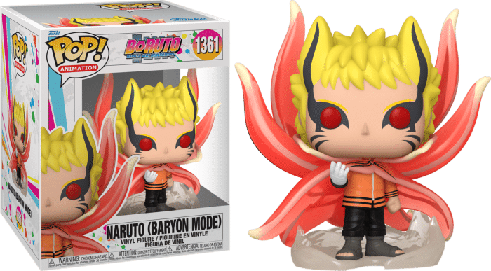 Boruto: Naruto Next Generations - Naruto (Baryon Mode) 6" Super Size Pop! Vinyl Figure