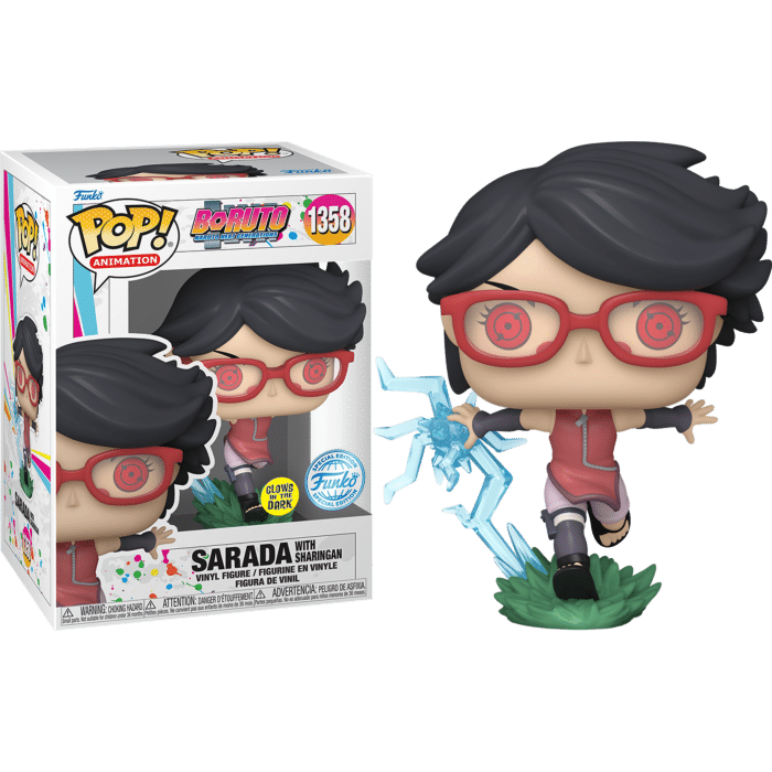 Boruto: Naruto Next Generations - Sarada with Sharingan Glow-in-the-Dark Pop! Vinyl Figure