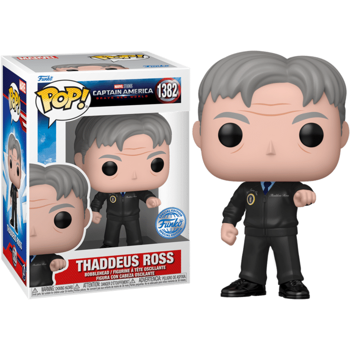 Captain America: Brave New World - Thaddeus Ross Pop! Vinyl Figure (Popcultcha Exclusive)