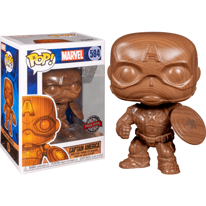 Captain America - Captain America Wood Deco Pop! Vinyl Figure